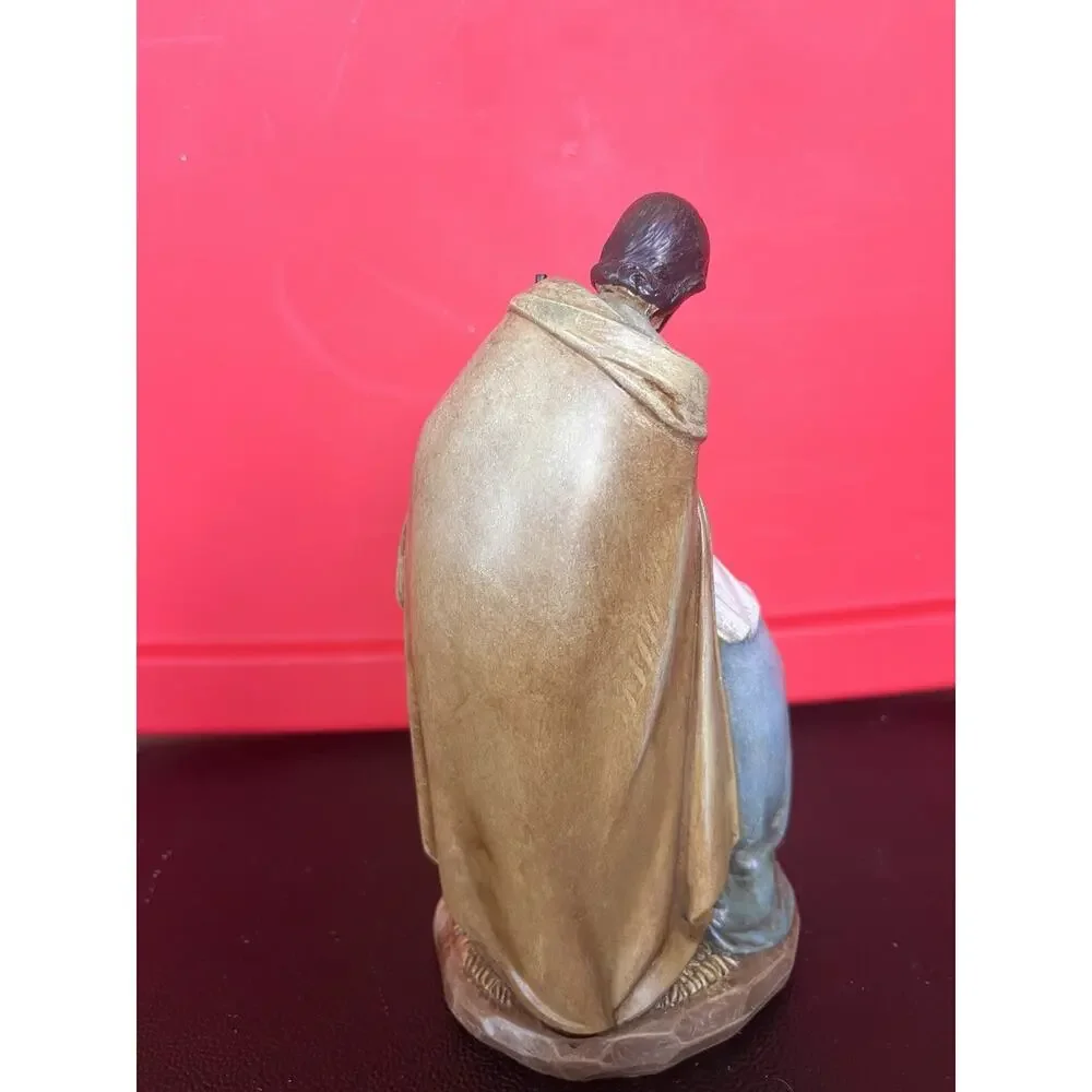 Holy Family Nativity Figurine Made of Resin One Piece Solid Christmas